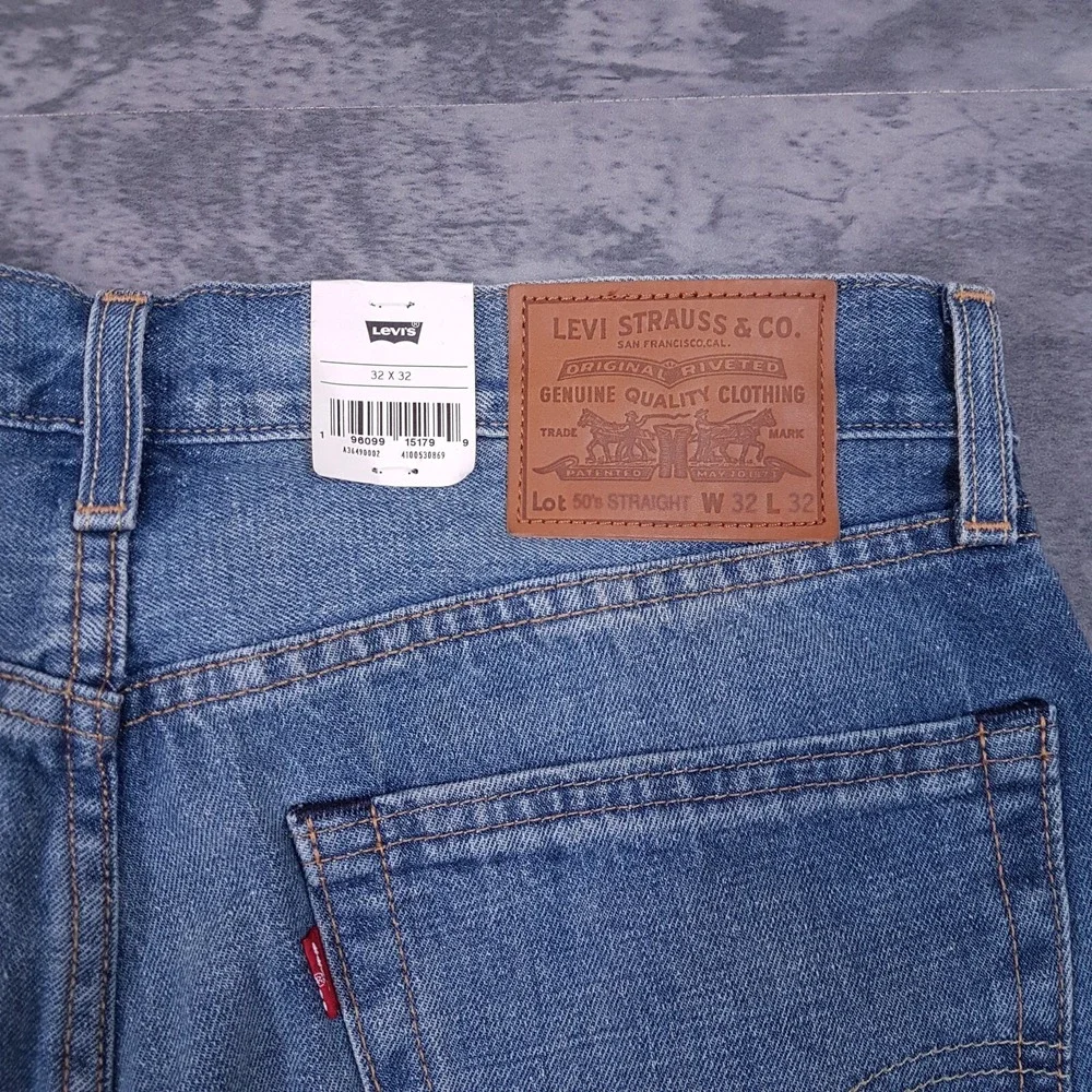 LEVI'S Lot 50's‎ Straight Premium Quality Selvedge Denim Jeans Mens Size 32x32